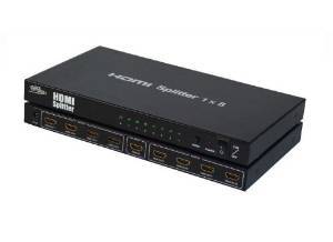EKL旭东泰EKL-HS108 8口HDMI分配器评测 高效分发，办公投影利器